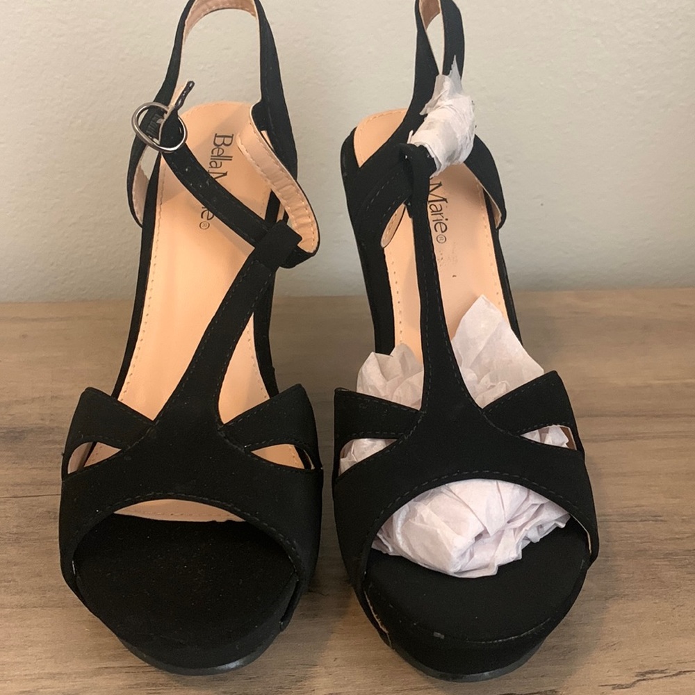 Bella Marie black heels